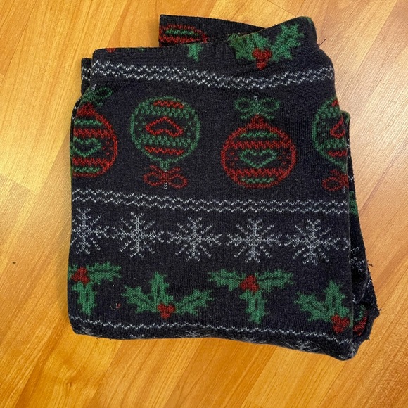 Warm Fleece lined Christmas Leggings - Picture 7 of 8